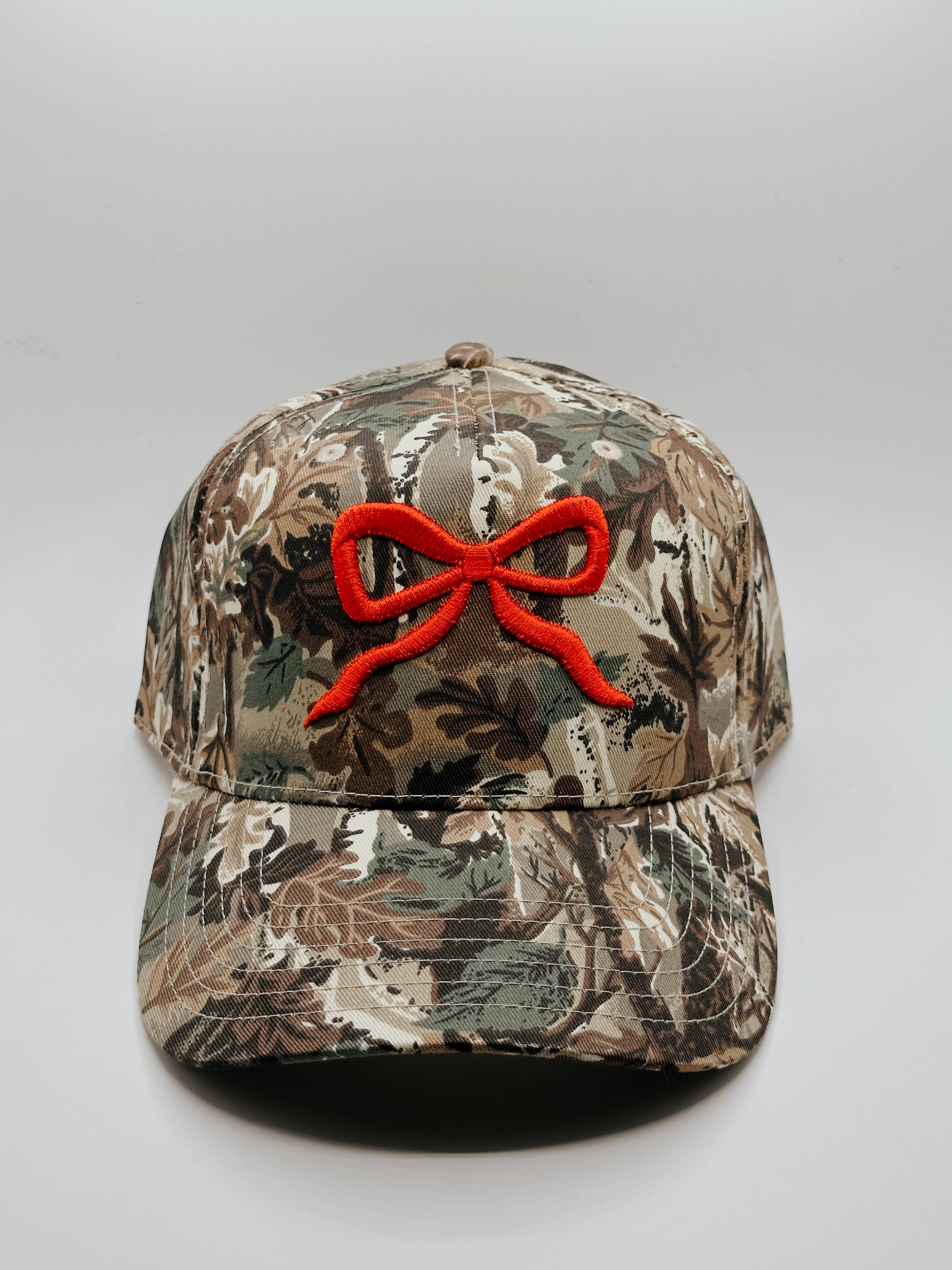 Nash & Co. - Wholesale Baseball Cap - Women's - Red Camo Bow Hat1
