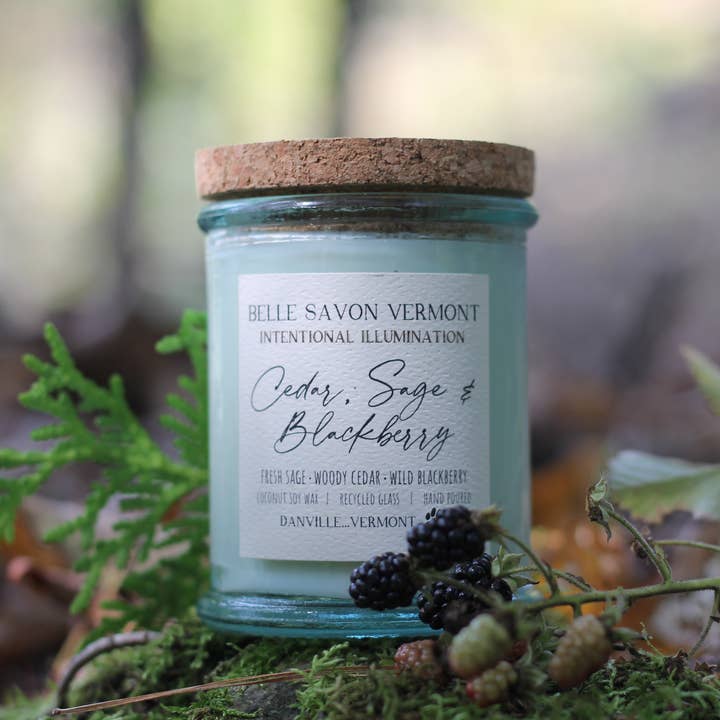 Belle Savon Vermont - Wholesale Jar/Filled Candle - Coconut Soy Candles, Recycled Glass 4ounce, Vermont Handmade0