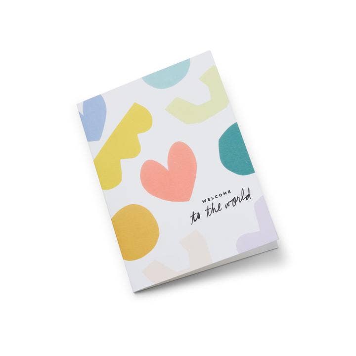 Ampersand Design Studio - Wholesale Baby Card - Welcome to the World Greeting Card1