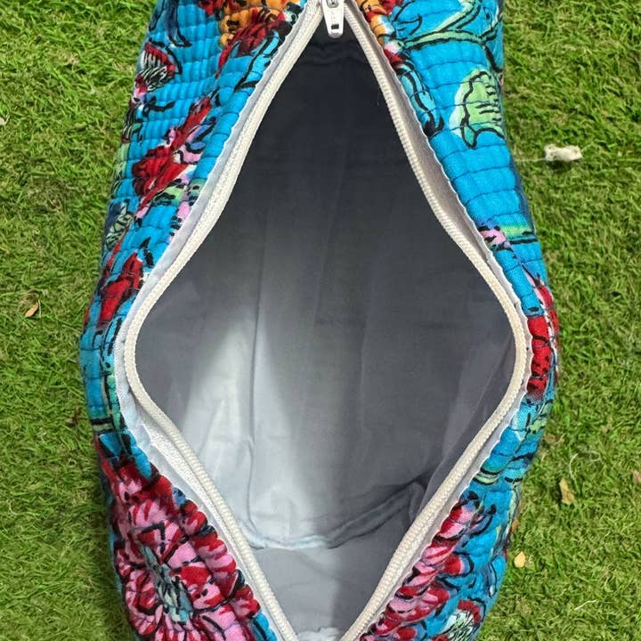 GYPSY STUDIO - Wholesale Make-up tas/toilettas - Handgemaakte katoenen tas met blokprint gewatteerde cosmetische tassen4