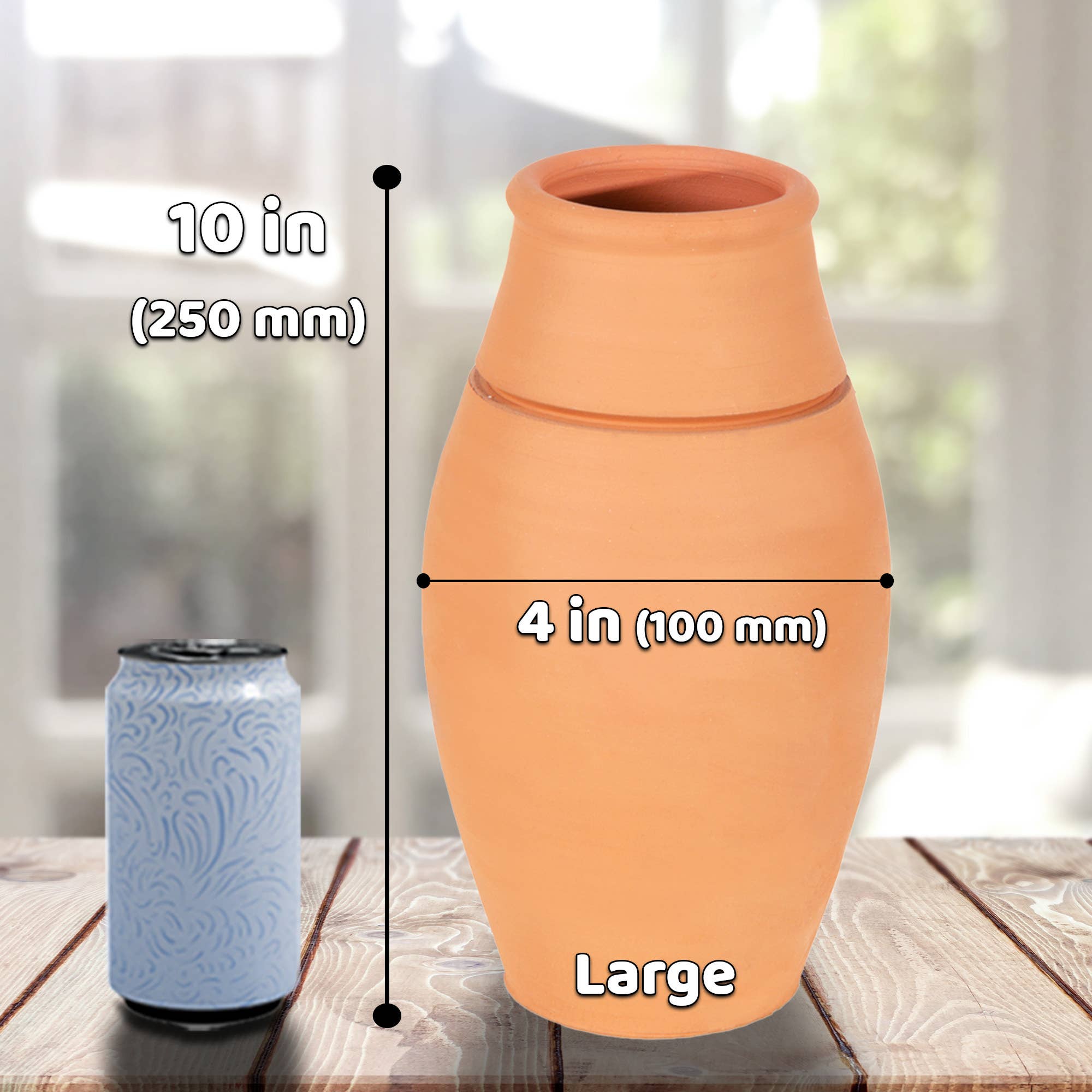 Hakan - Wholesale Cooking Pot - Earthenware Pot for Testi Kebab, Unglazed Clay Pot, Large2