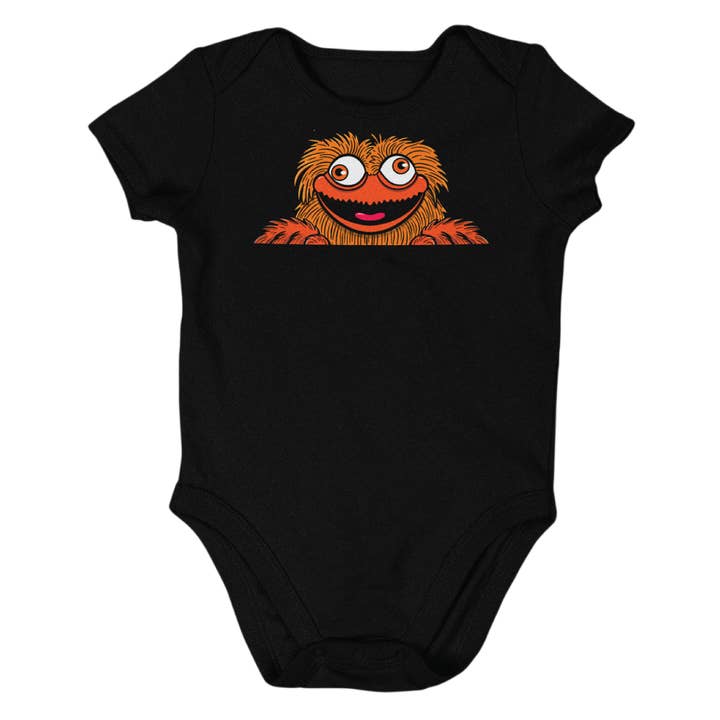 Philadelphia Flyers Gritty Onesie for wholesale by Lucky Mfg. Co.