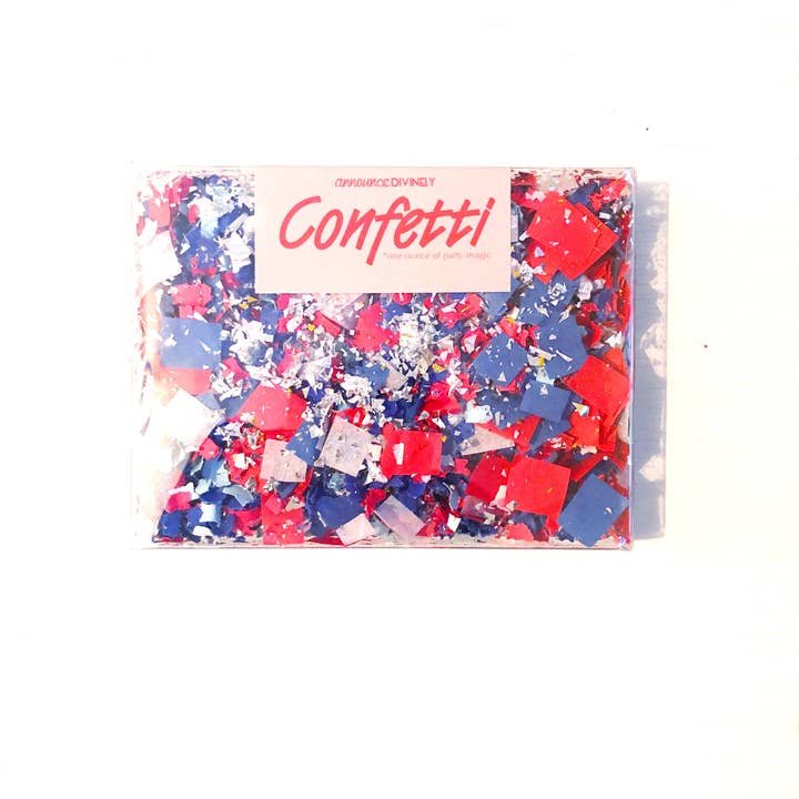 Announce Divinely - Wholesale Confetti - Patriotic Confetti Mix3