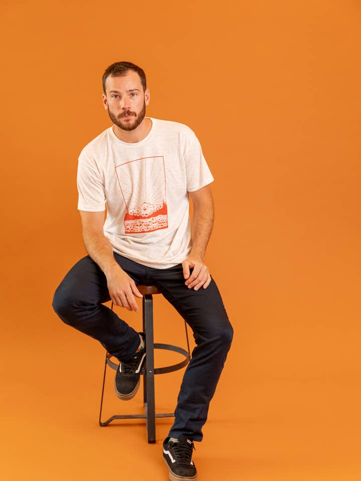 Moore Collection - Wholesale Screen printed t-shirt – unisex - Sunrise Tee2