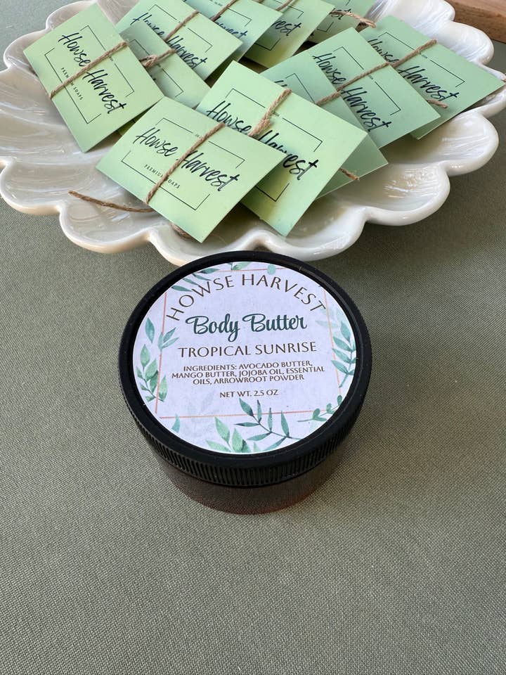 Tropical Sunrise Tallow Body Butter for wholesale by Howse Harvest