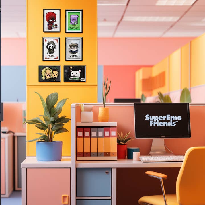 SuperEmoFriends - Wholesale Art Print - SuperEmoSmudgy3