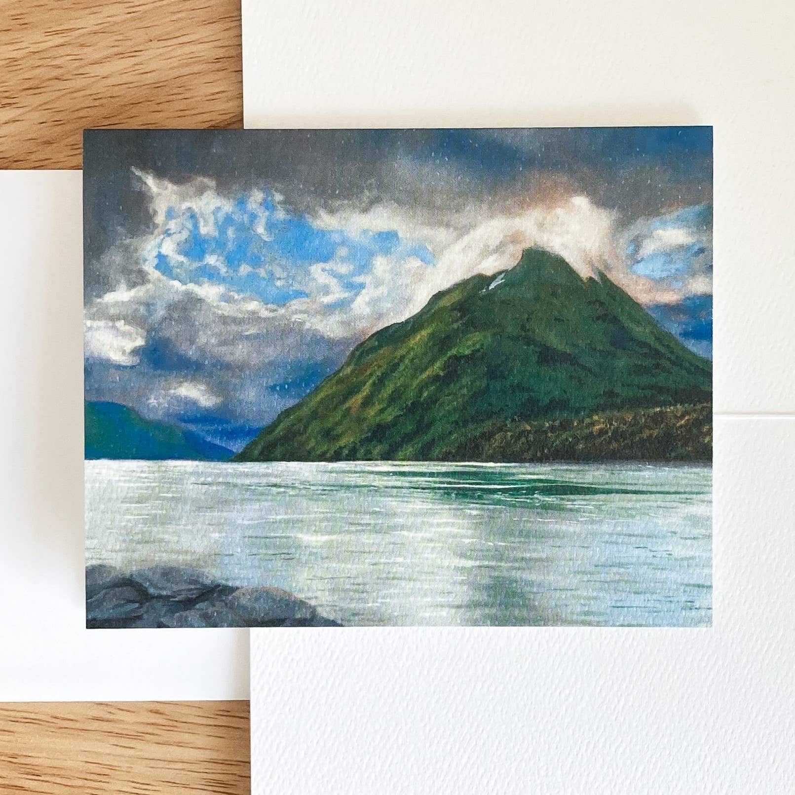 Lauren Simpson Art - Wholesale Everyday Greeting Card - Cooper Lake Card2