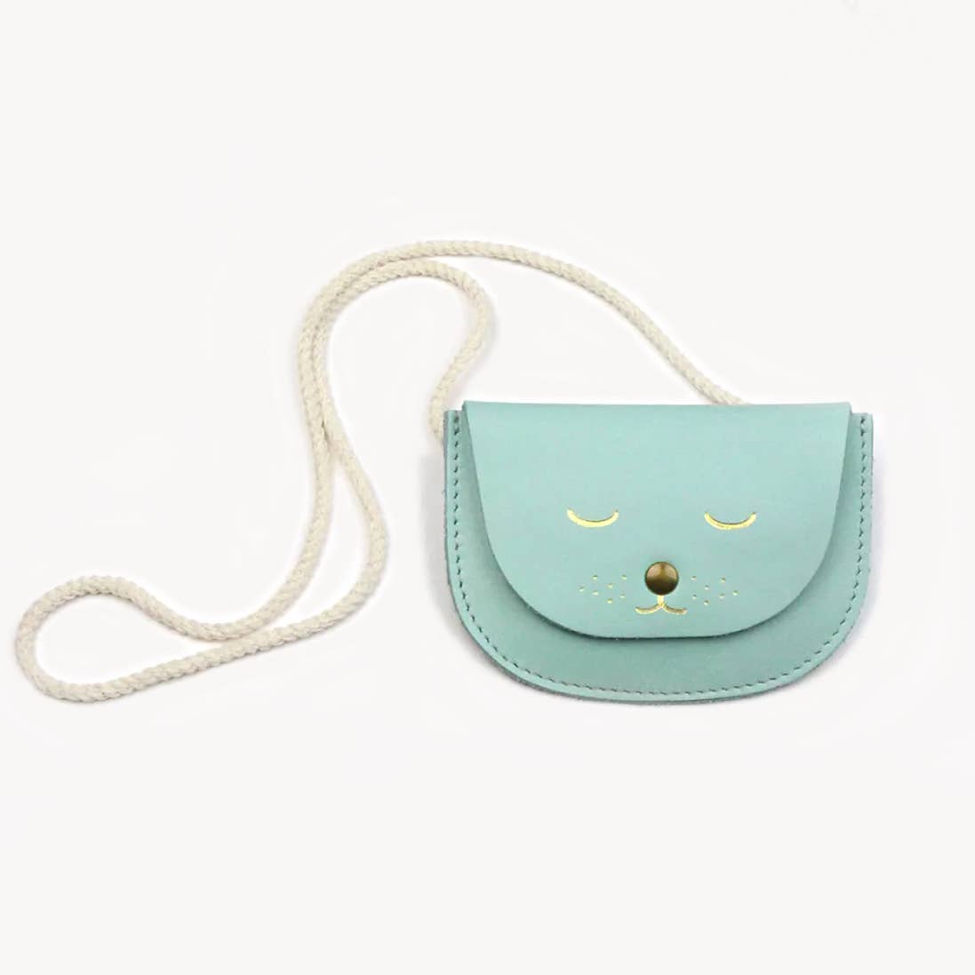 BARNABÉ AIME LE CAFÉ - Wholesale Crossbody Bag - Kids - Leather bag for little girls - cat model0