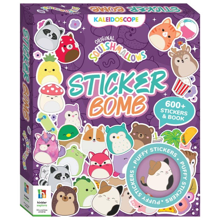Hinkler - Wholesale Sticker – Child & baby - Kaleidoscope Sticker Bomb Squishmallows
