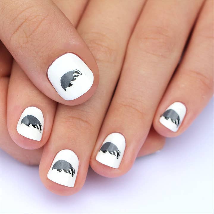 Kate Broughton - Wholesale Nail Art/Decal - Badger Nail Art Transfers1