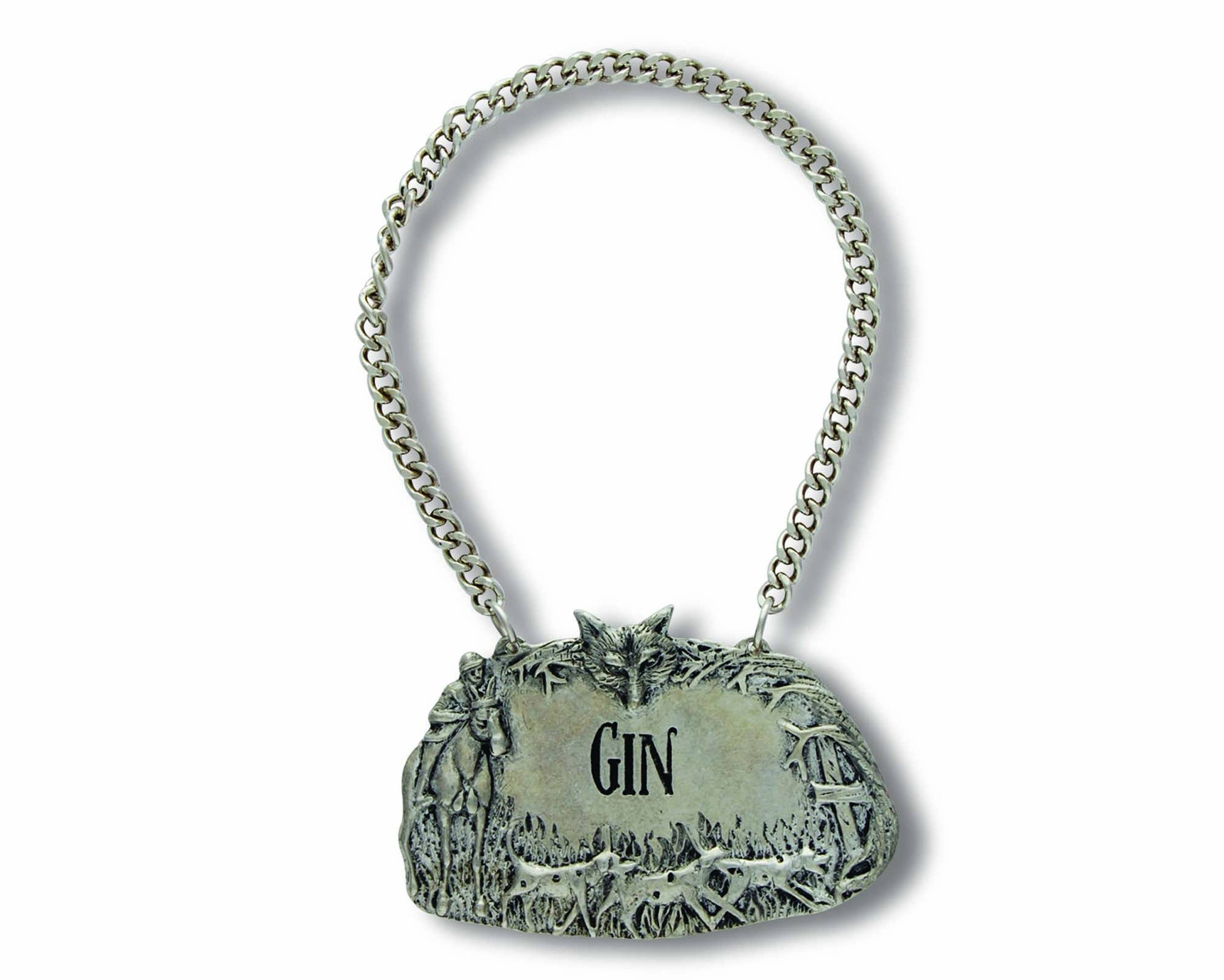 Vagabond House - Wholesale Decanter - Pewter Hunt Decanter Tags2