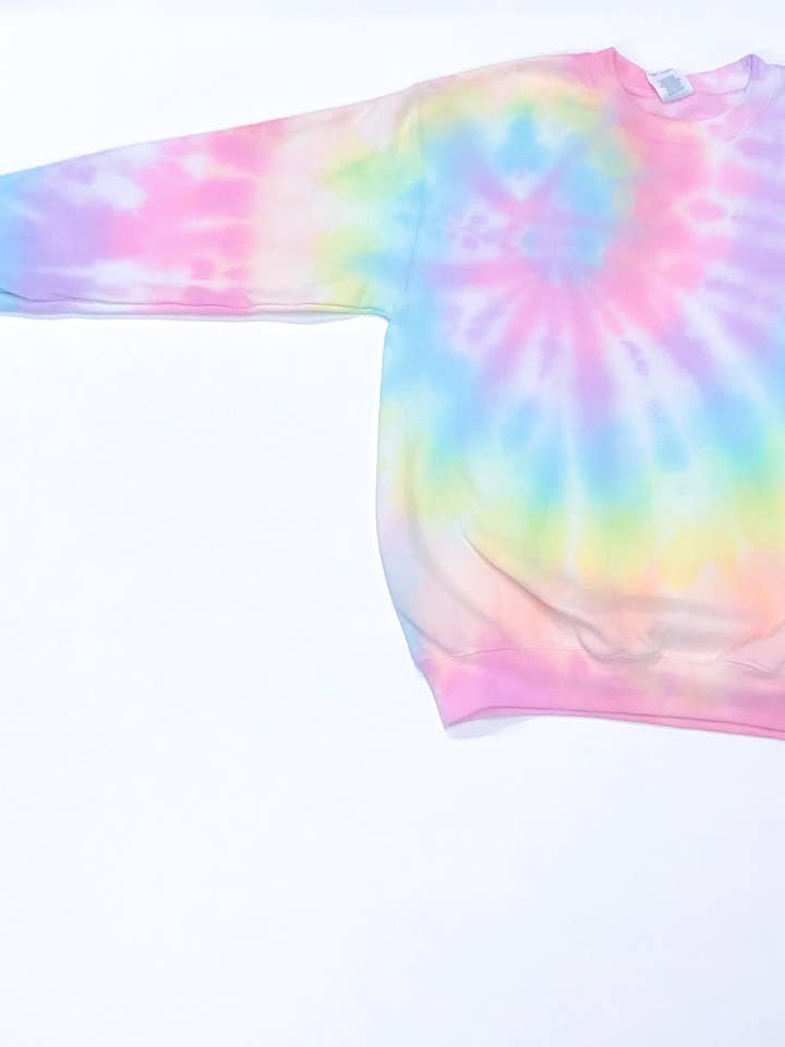 Rainbow Swirl Crew Sweatshirt for wholesale by Sugar Spill