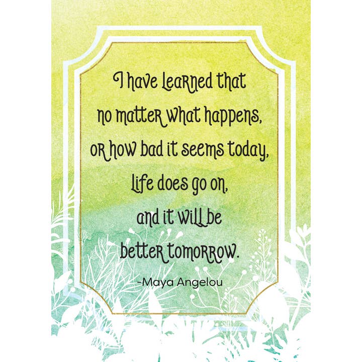 BÄTTRE MORGONDAG - MAYA ANGELOU för wholesale av African American Expressions