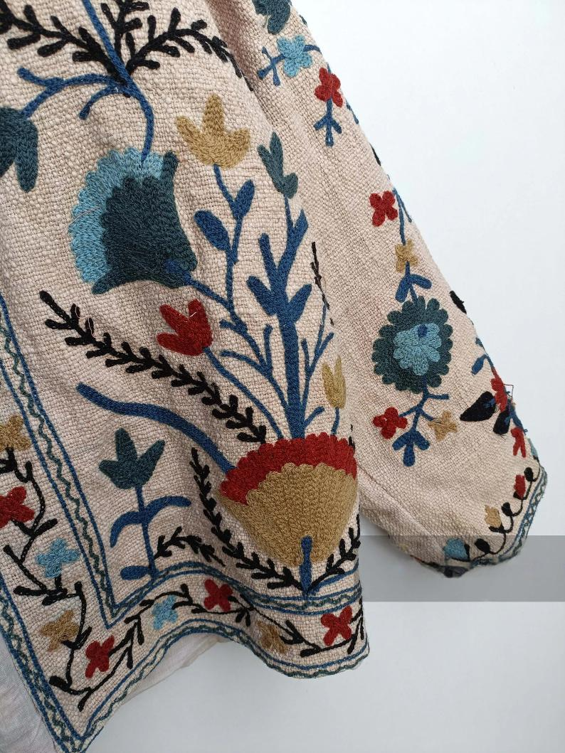 Ayras World – wholesale Jacket – Women's – Cotton Suzani Jacket - Brown4