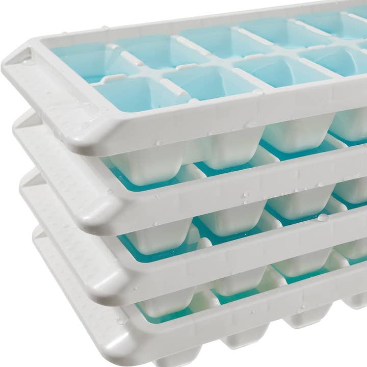 Green Sky - Wholesale Ice Tray/Mold - Stackable Ice Cube Tray (4 pack, white)4