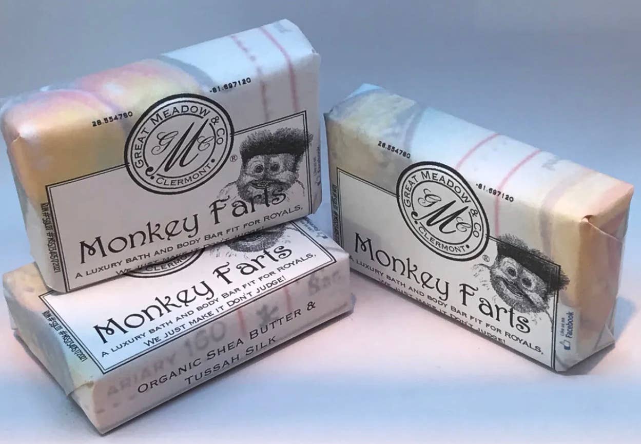 Great Meadow & Co – Engroshandel Sæbestykke – Monkey Farts (Tropical) Bad & Shower Bar Sæbe2