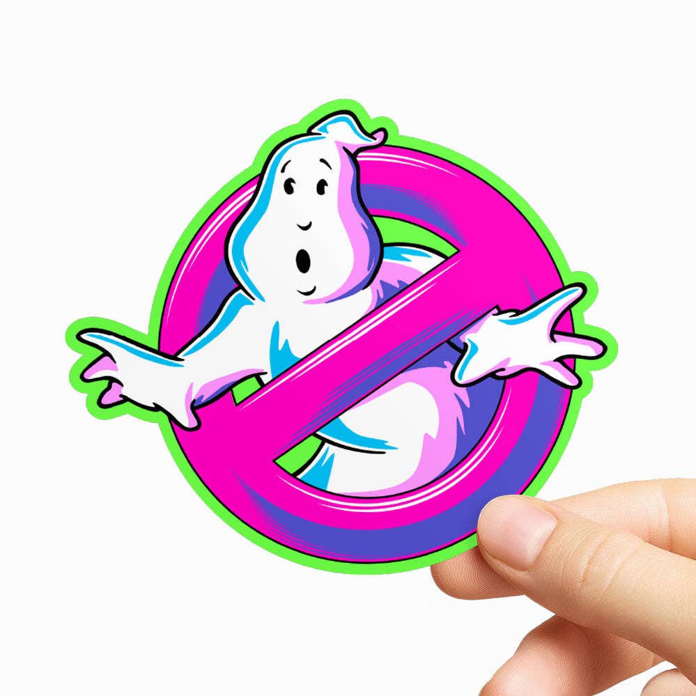 Hybris Production AB - Wholesale Sticker - Ghostbusters Neon Logo Sticker1