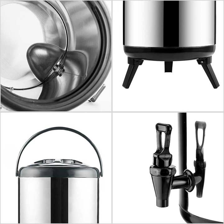 SOGA International Pty Ltd - Wholesale Kitchen appliance - SOGA 2X 16L Portable Insulated Cold/Heat Coffee Tea Beer Barrel Brew Pot With Dispenser3