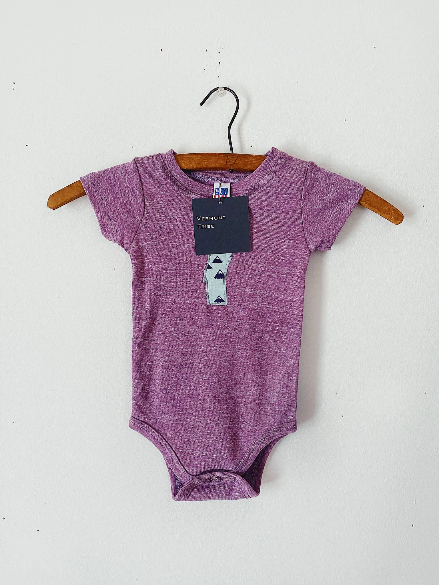 Vermont Tribe – wholesale Bodysuit (non-footed) – Baby – Vermont Baby Bodysuit - Purple4