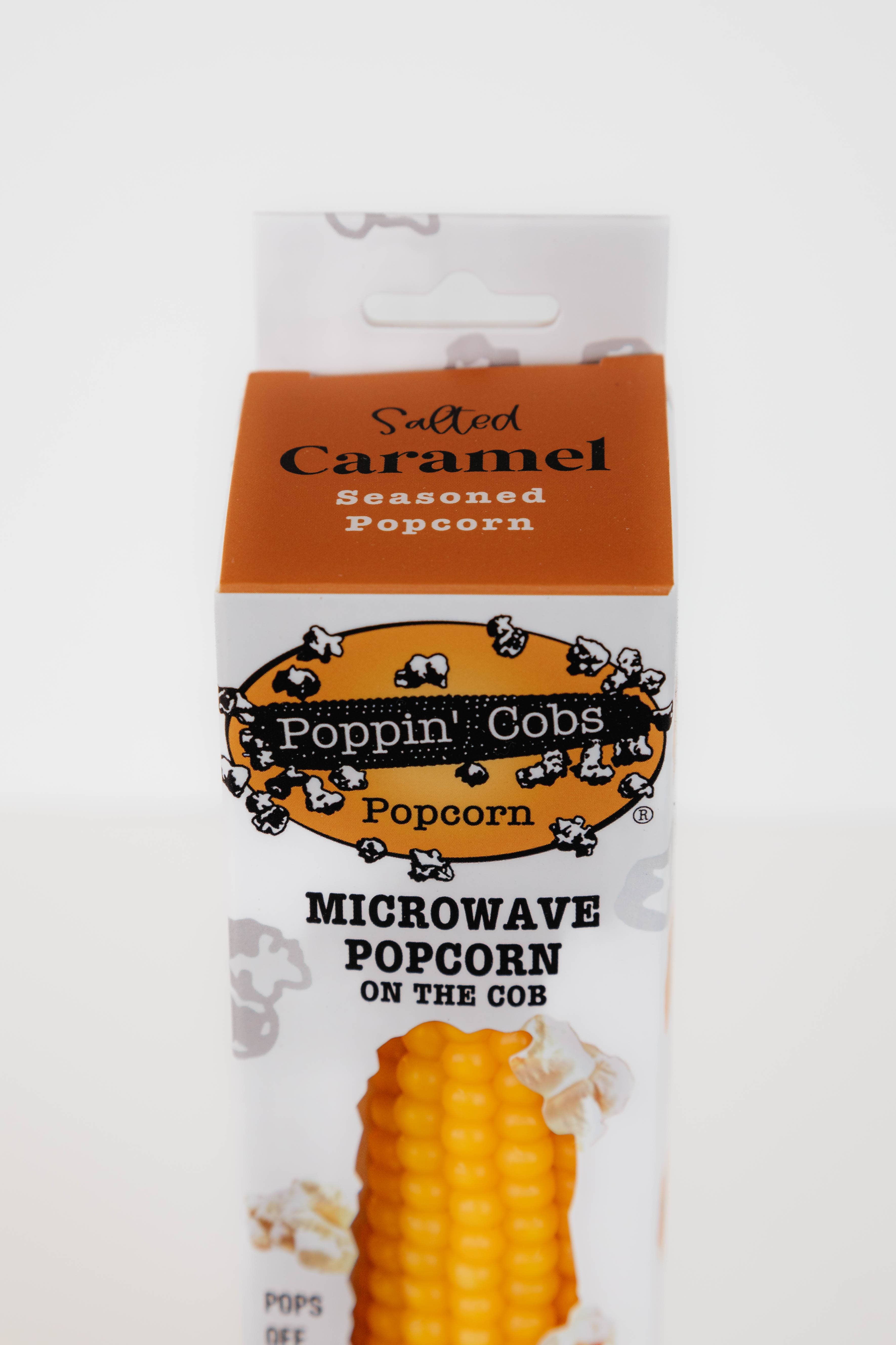 Poppin' Cobs Popcorn - Wholesale Popcorn - Popcorn on the Cob with Salted Caramel Seasoning 11