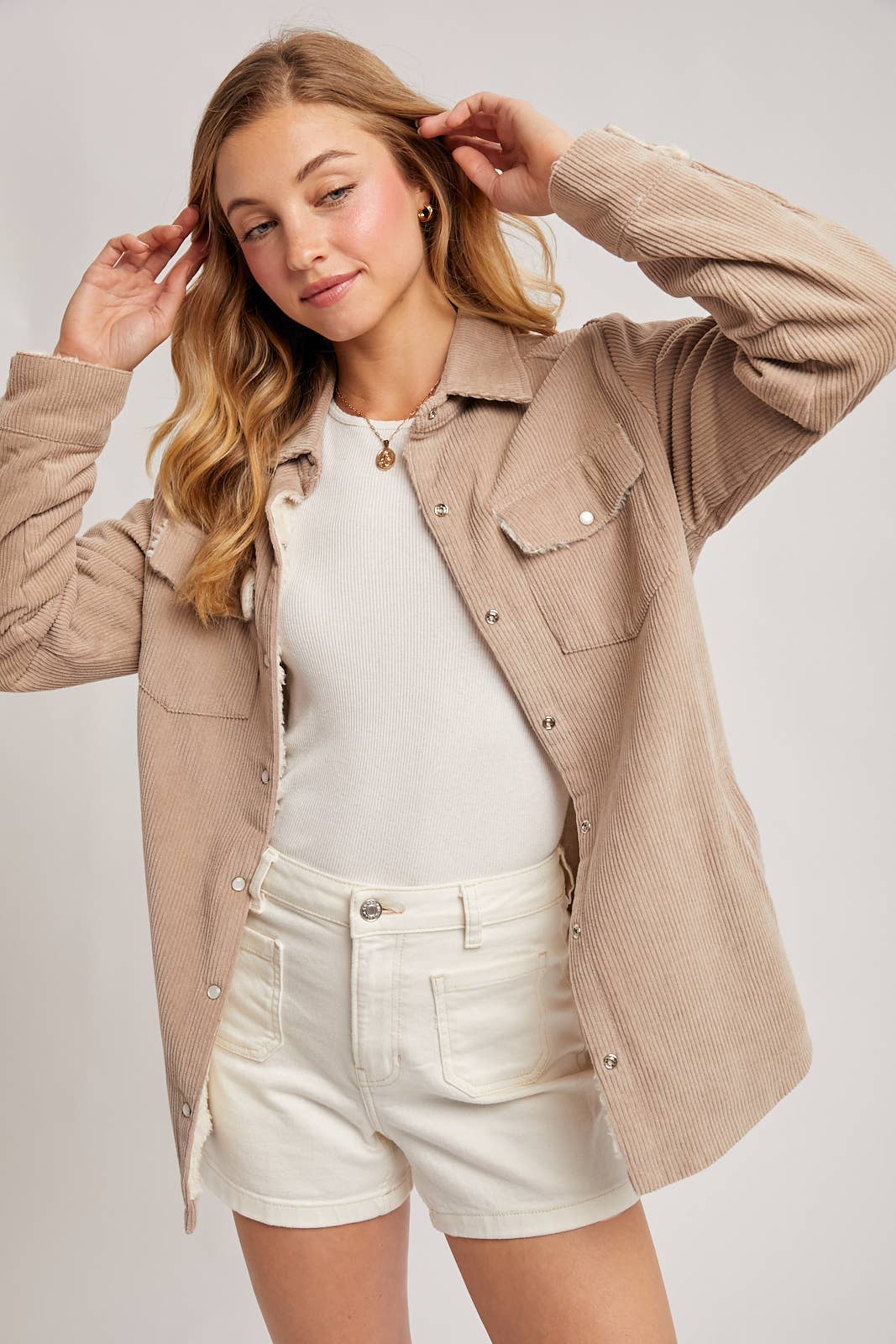 Camel CORDUROY SHERPA for wholesale on Faire25