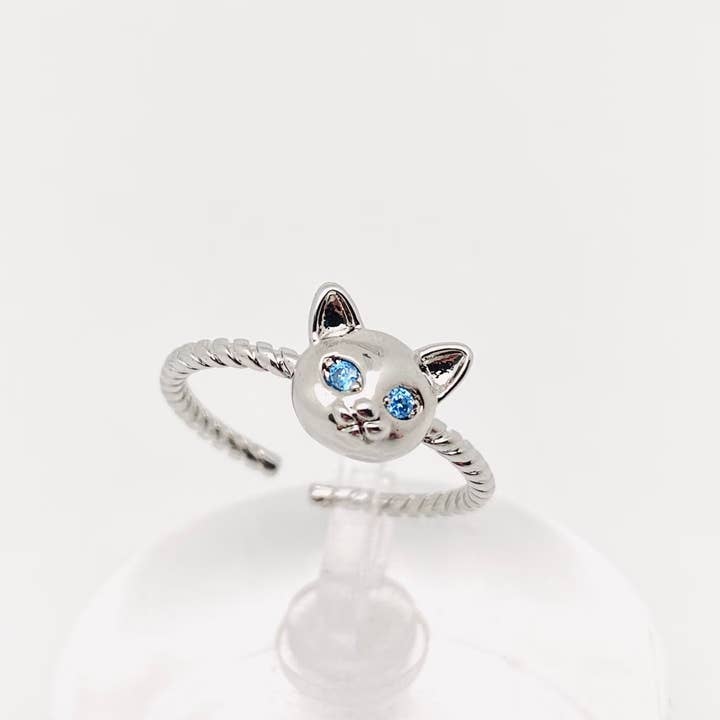 Mio Queena - Wholesale Cocktail/Statement Ring - Cat's Head Opening Adjustable Ring3