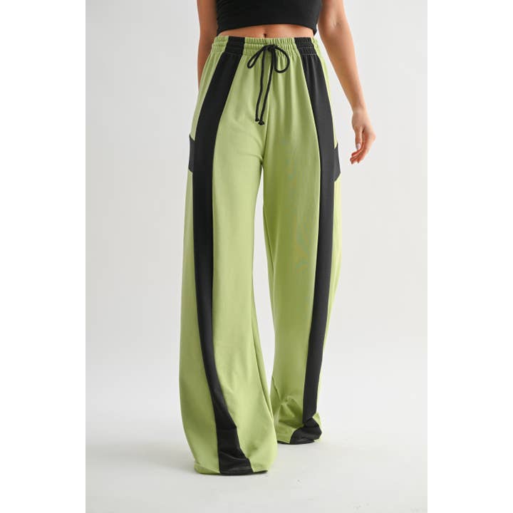 COLOR BLOCK STRIPE PANT for wholesale by DORCAS