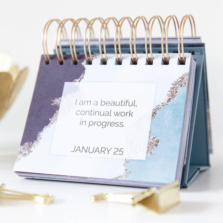 bloom daily planners - Wholesale Calendar - Positive Affirmations Daily Desk Easel7
