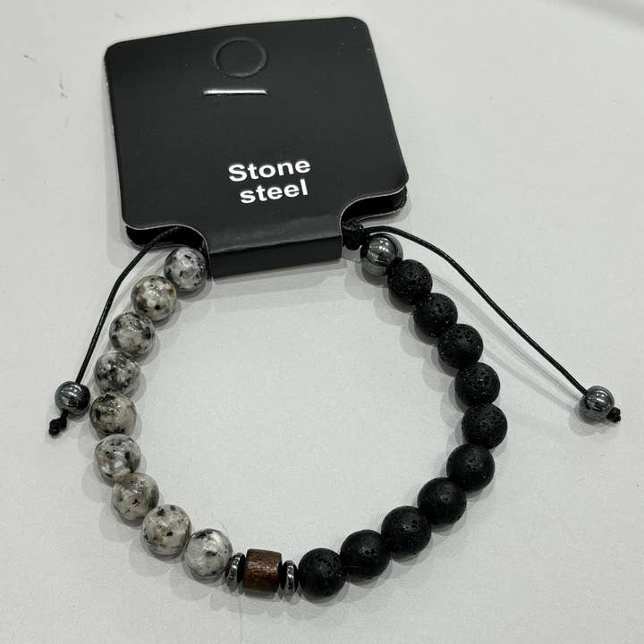 Black Stainless steel bracelet 324DS29 for wholesale on Faire0