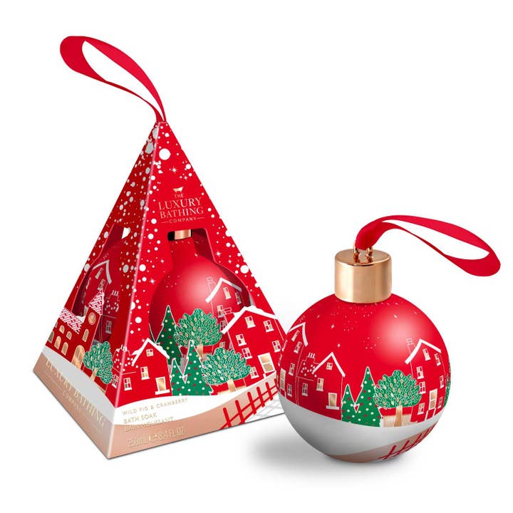 Grace Cole - Wholesale Bath & Body Set - Wild Fig & Cranberry Festive Soak Gift Set