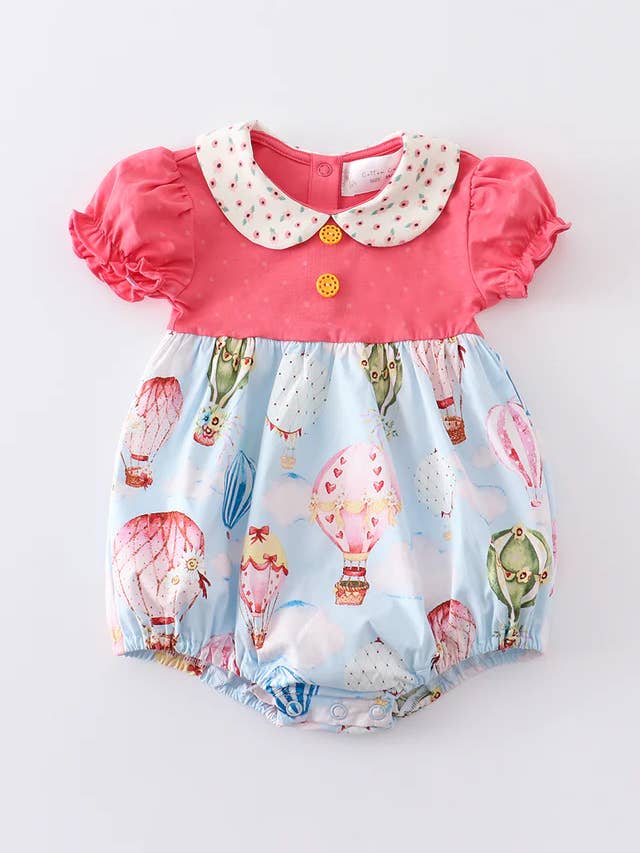 Platina roze stip ballonprint pofmouw bubbel voor wholesale door CHANG EN LLC