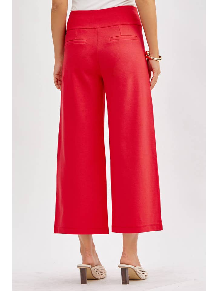 Dear Scarlett - Wholesale Pants - Women's - Magic Wide Cropped Pants