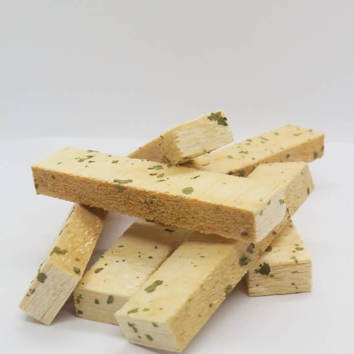 Banana Apple Cilantro Balsa Blocks (5pcs) for wholesale by No Furries Delights