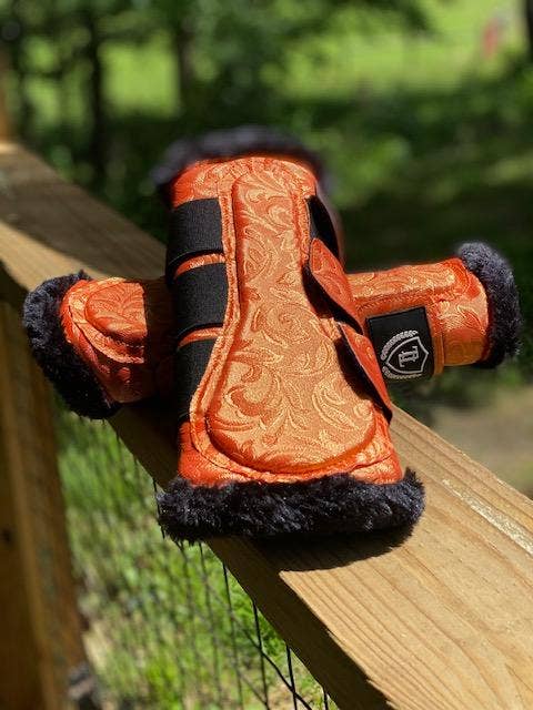 Tack of the Town - Wholesale Horseback Riding Gear - Flourish Brushing Boots3