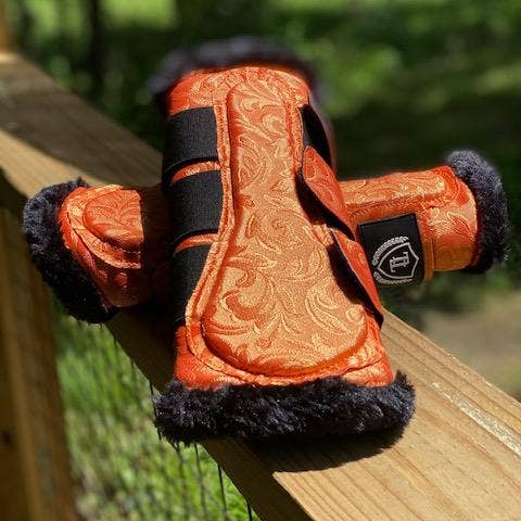 Tack of the Town - Wholesale Horseback Riding Gear - Flourish Brushing Boots3