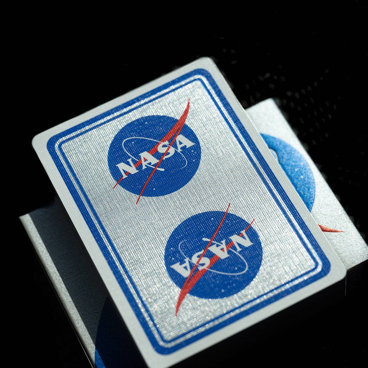 FULTONS Playing Cards - Vente Jeu de cartes - Jeu de cartes NASA avec logo « Meatball » en feuille argentée12