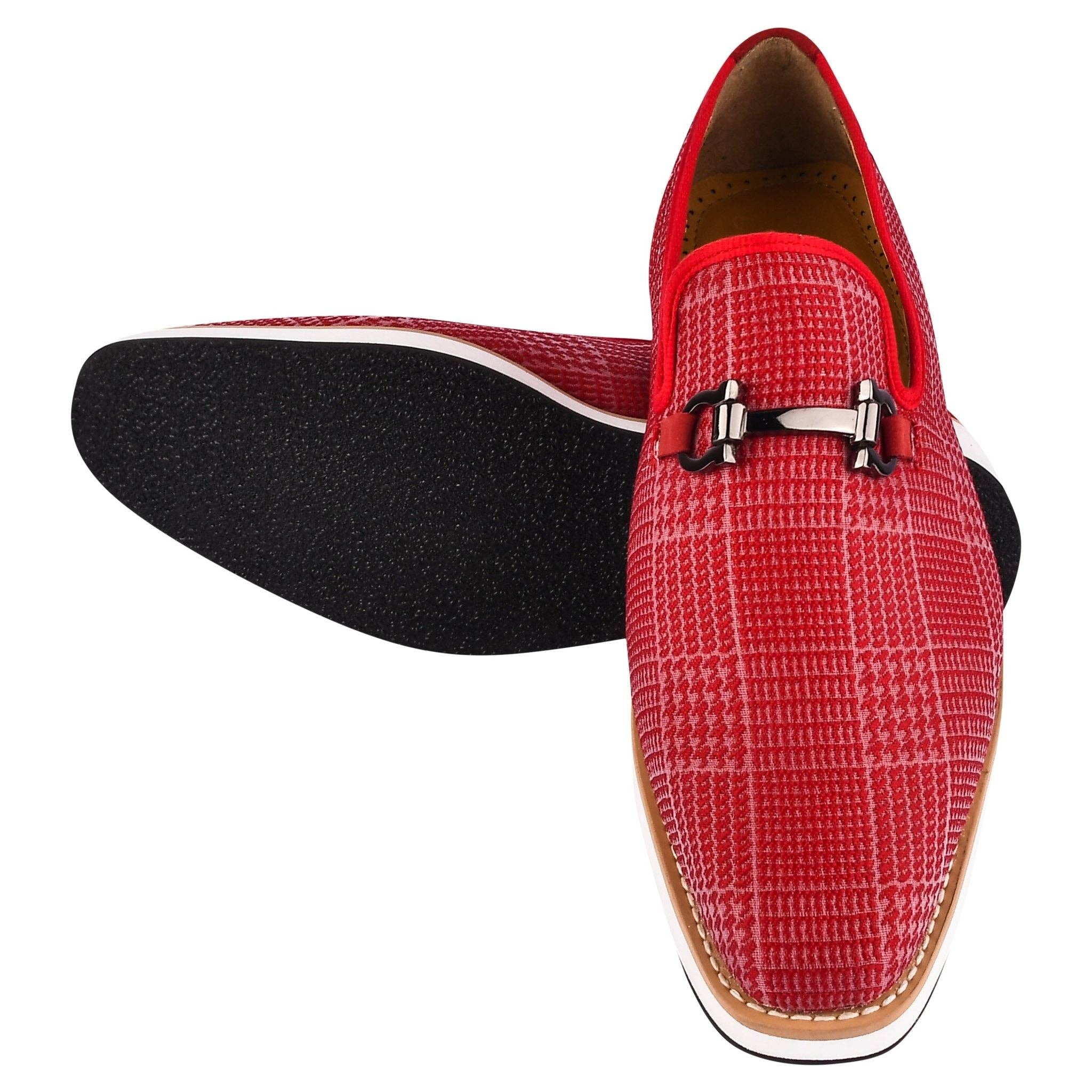 LIBERTYZENO - Wholesale Loafers - Men's - Megaball mens Casual textile printed buckle shoes9