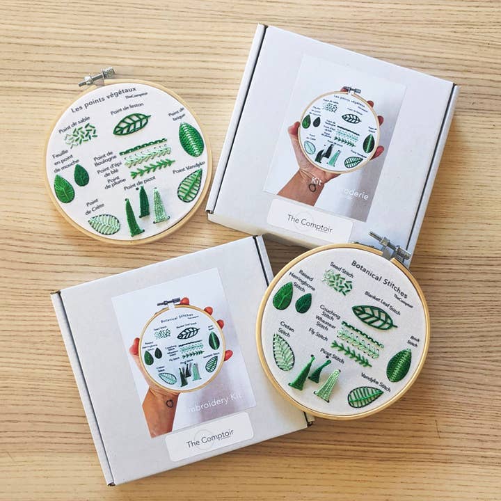 TheComptoir - Wholesale Embroidery/Cross Stitch Supplies - kit d’apprentissage de broderie des points végétaux5