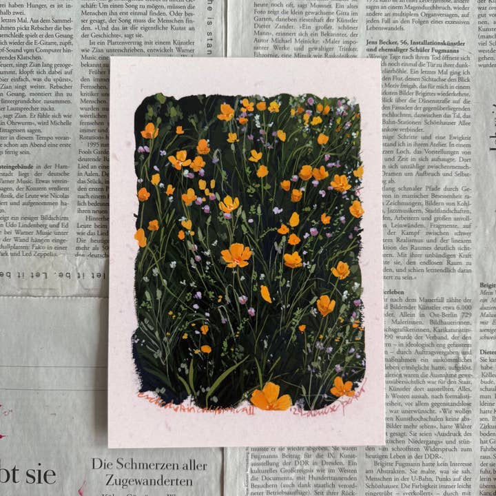 Eschscholzia californica II print voor wholesale door denaisx