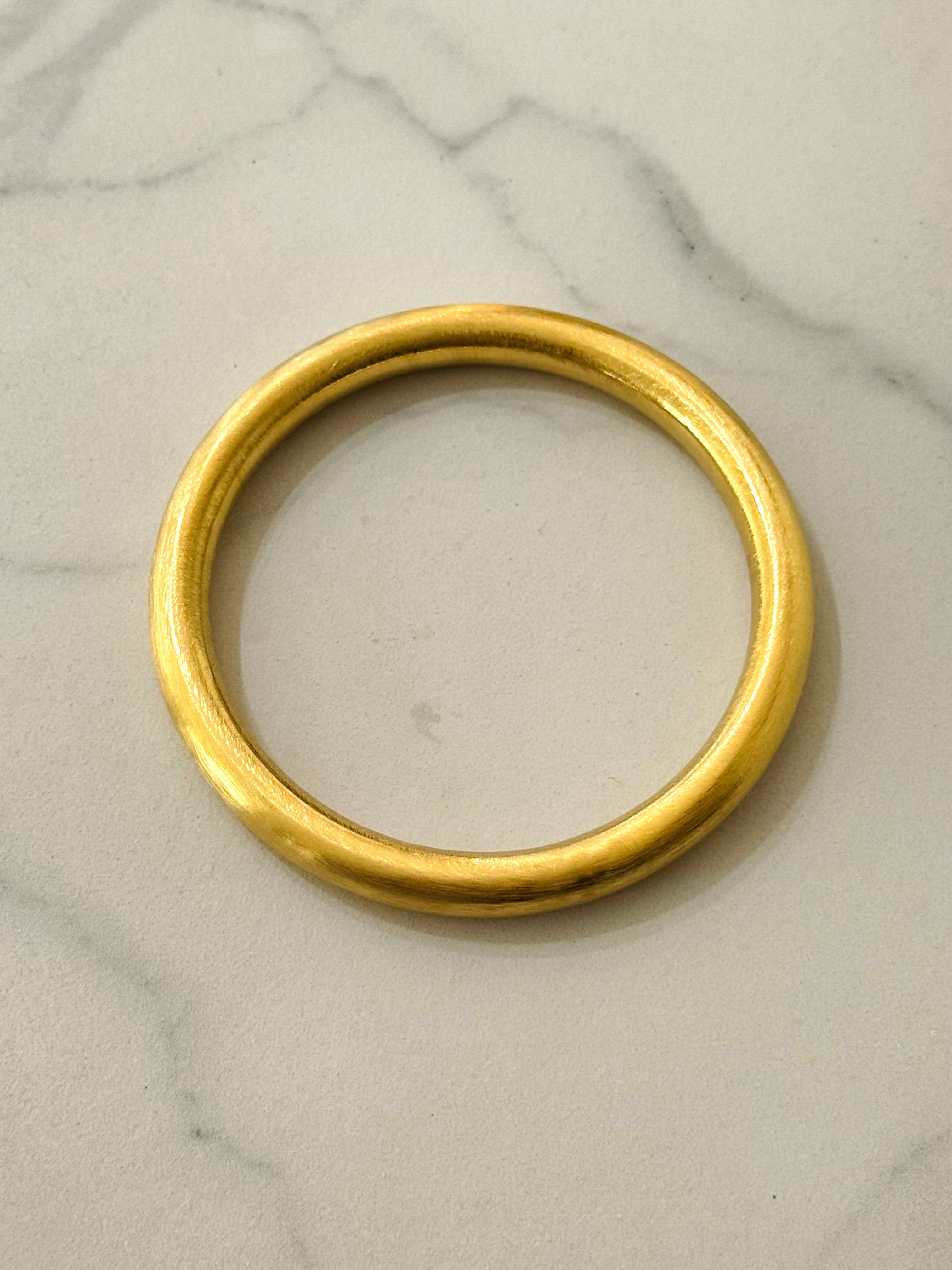 Cassette Barcelona - Wholesale Cuff Bracelet - Mignard Brushed Gold Cuff Bracelet4