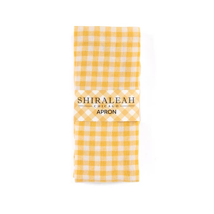 Yellow GINA APRON for wholesale on Faire