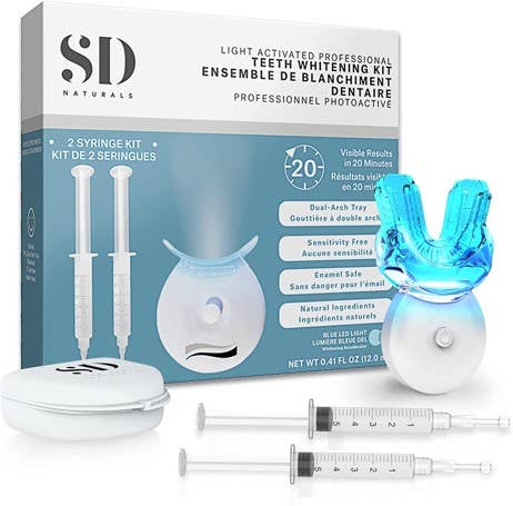 Spa Dent Naturals - Wholesale Teeth Whitener - Blue LED 2 SY Accelerated Whitening Kit0