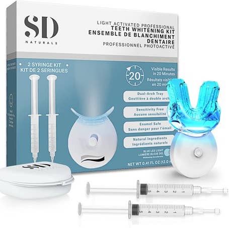 Spa Dent Naturals - Wholesale Teeth Whitener - Blue LED 2 SY Accelerated Whitening Kit0