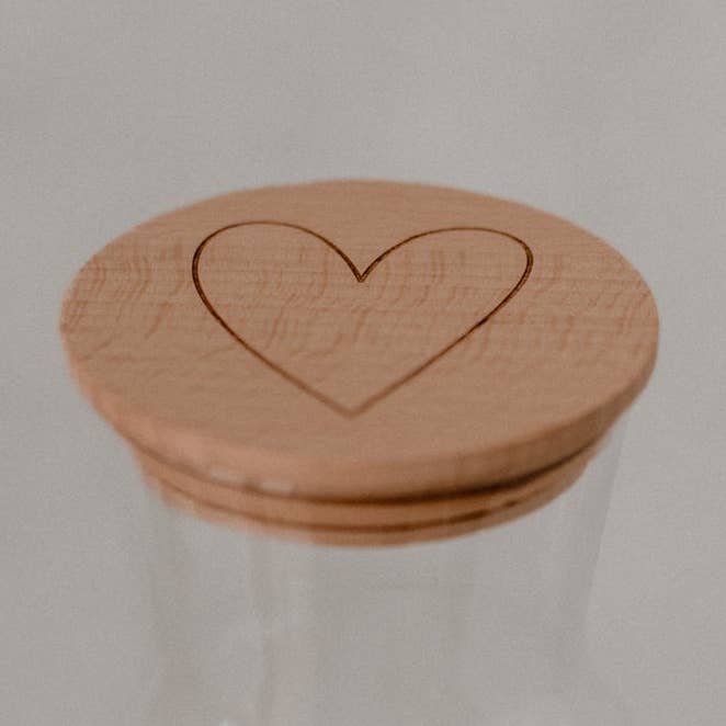 Deckel Herz für Karaffe (VE = 6 Stk) für den Großhandel von Eulenschnitt