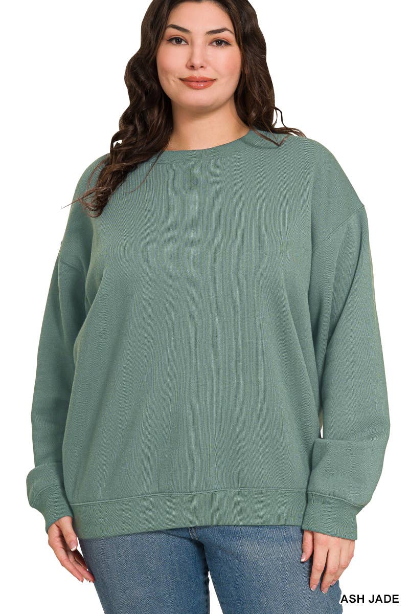 42POPS - Vendita all'ingrosso Felpa - Donna - Felpe girocollo in pile Plus11