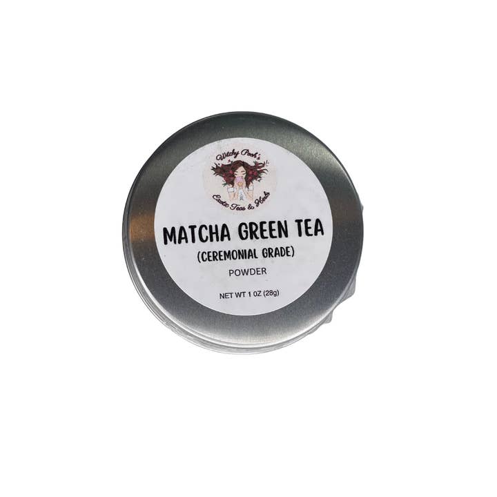 Witchy Pooh's Exotic Teas & Herbs - Wholesale Health/Detox Tea - Matcha Green Tea Powder, Ceremonial Grade, High Quality