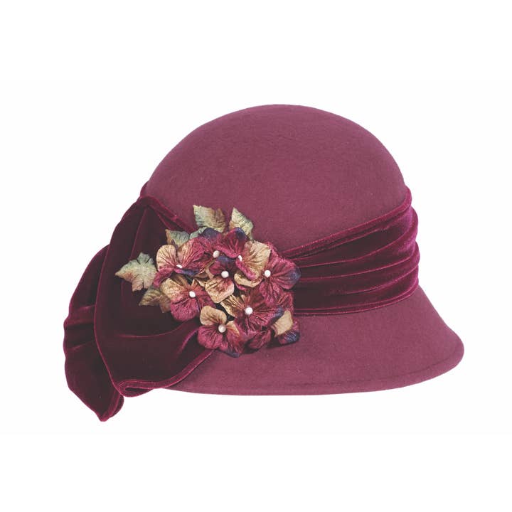 Toucan Hats/Carole Amper Inc. - Venta al por mayor Sombrero cloche - Mujer - Sombrero Violet Cloche