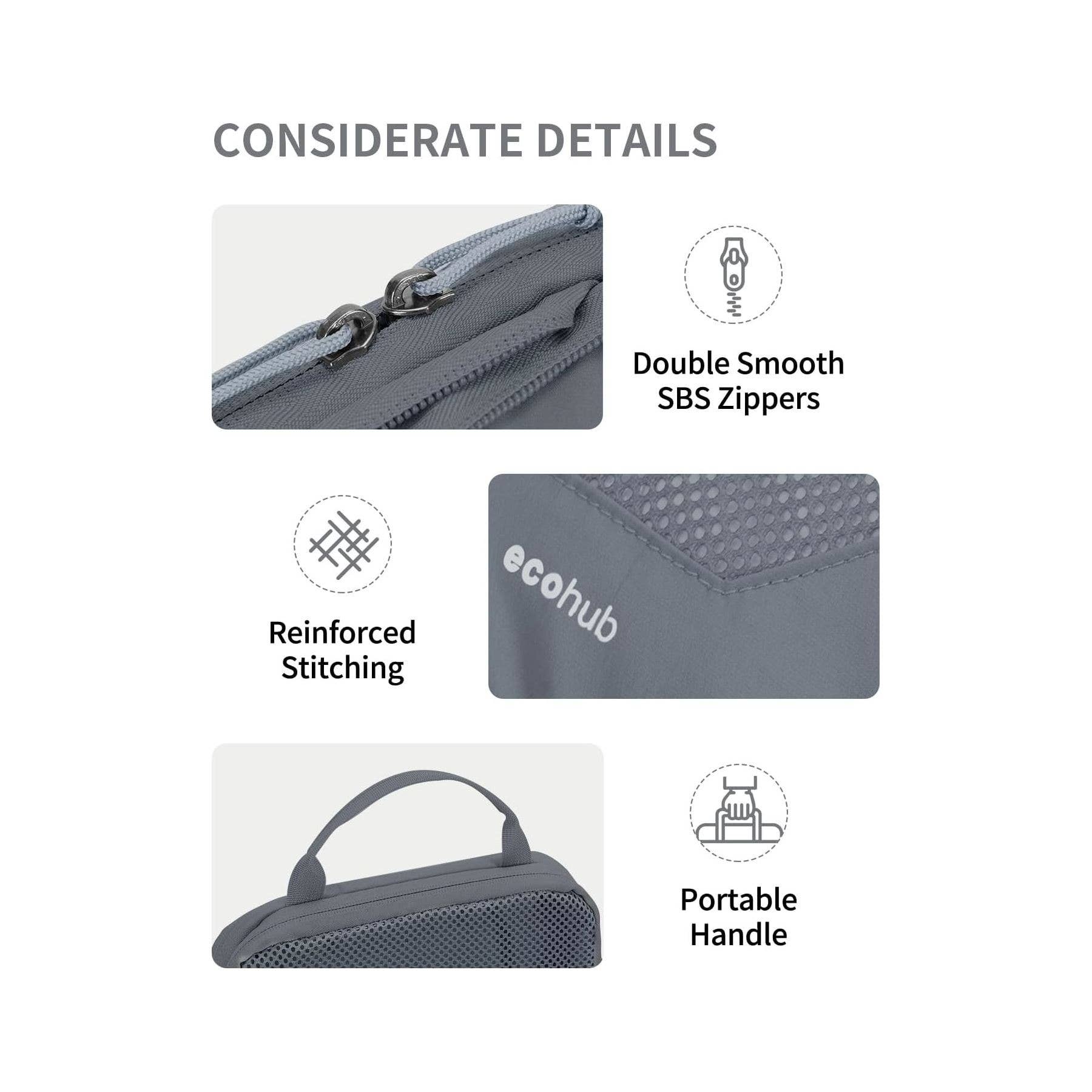 NARWEY INC - Wholesale Packing Cube - 4pcs Compression Packing Cubes, Suitcases Organiser Bag51