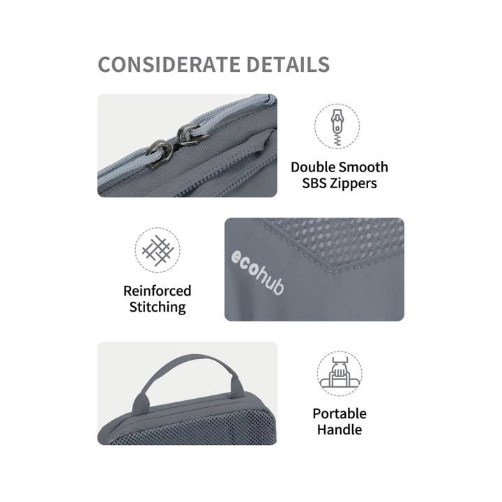 NARWEY INC - Wholesale Packing Cube - 4pcs Compression Packing Cubes, Suitcases Organiser Bag51