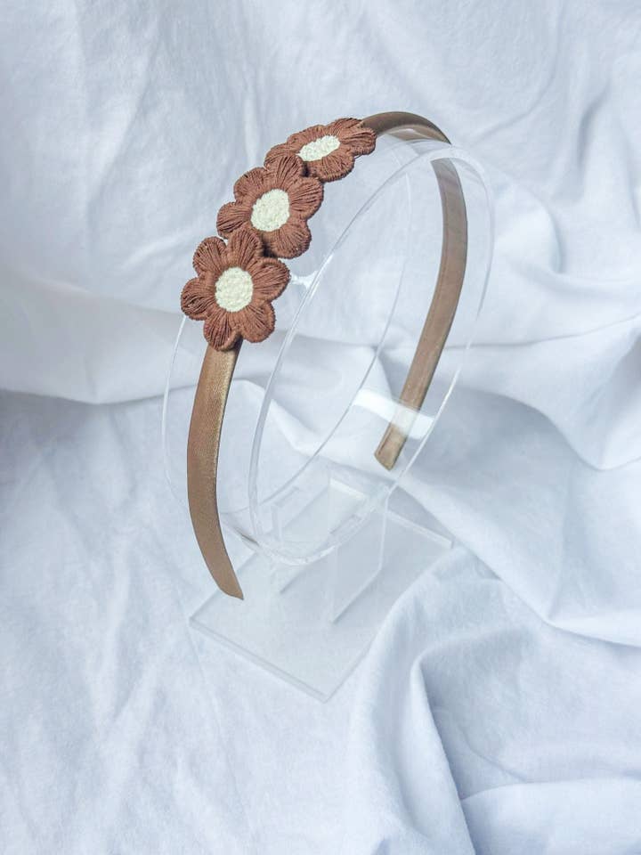 Diadem Flora - Brun för wholesale av Sweet Lemons Atelier